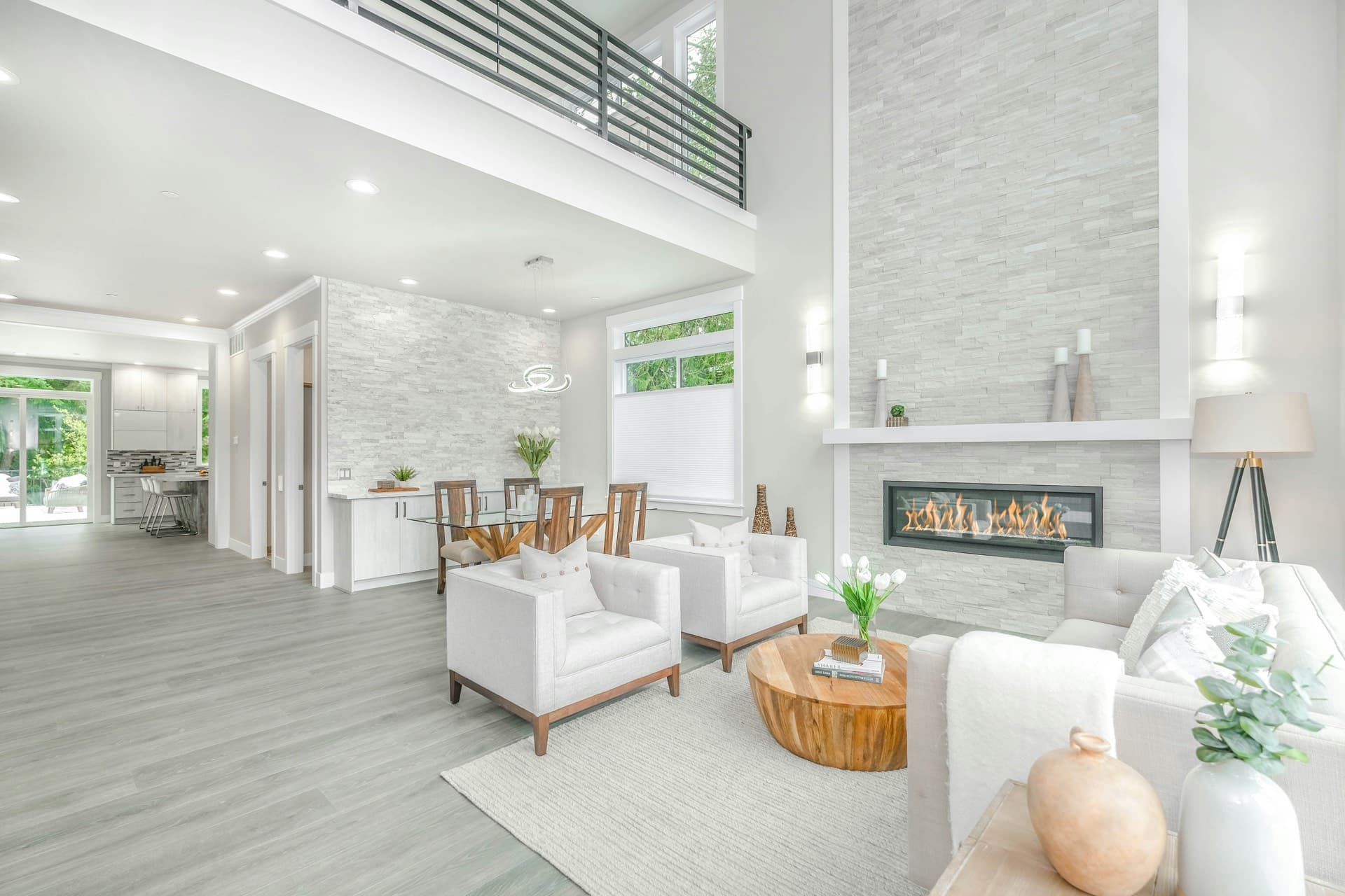 Elegant living room in a New Smyrna Beach residence