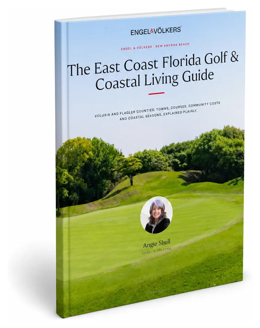 Cover of The East Coast Florida Golf & Coastal Living Guide, Engel & Völkers New Smyrna Beach