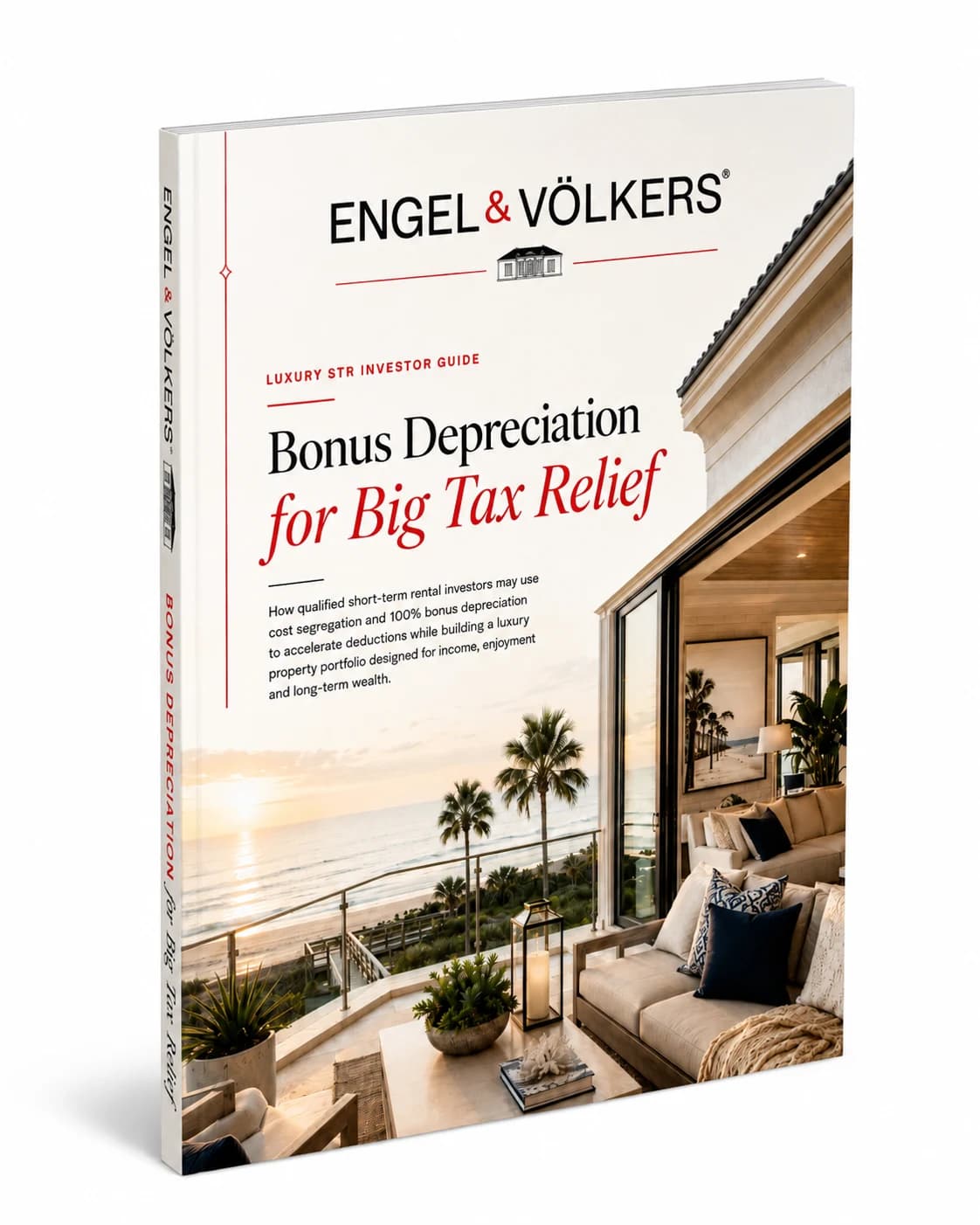 Cover of the Bonus Depreciation for Big Tax Relief investor guide